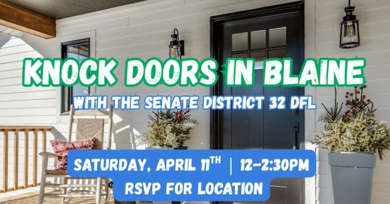 Weekend of Action Blaine DFL Doorknock!